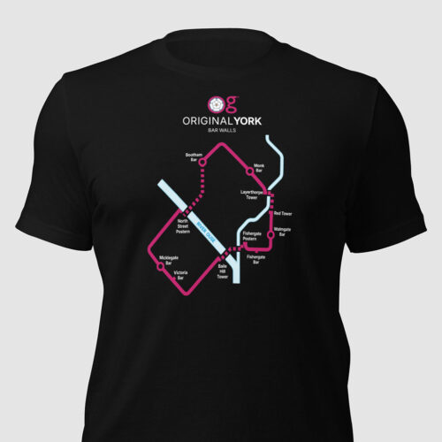 OG Original York bar walls tube map t-shirt - unisex
